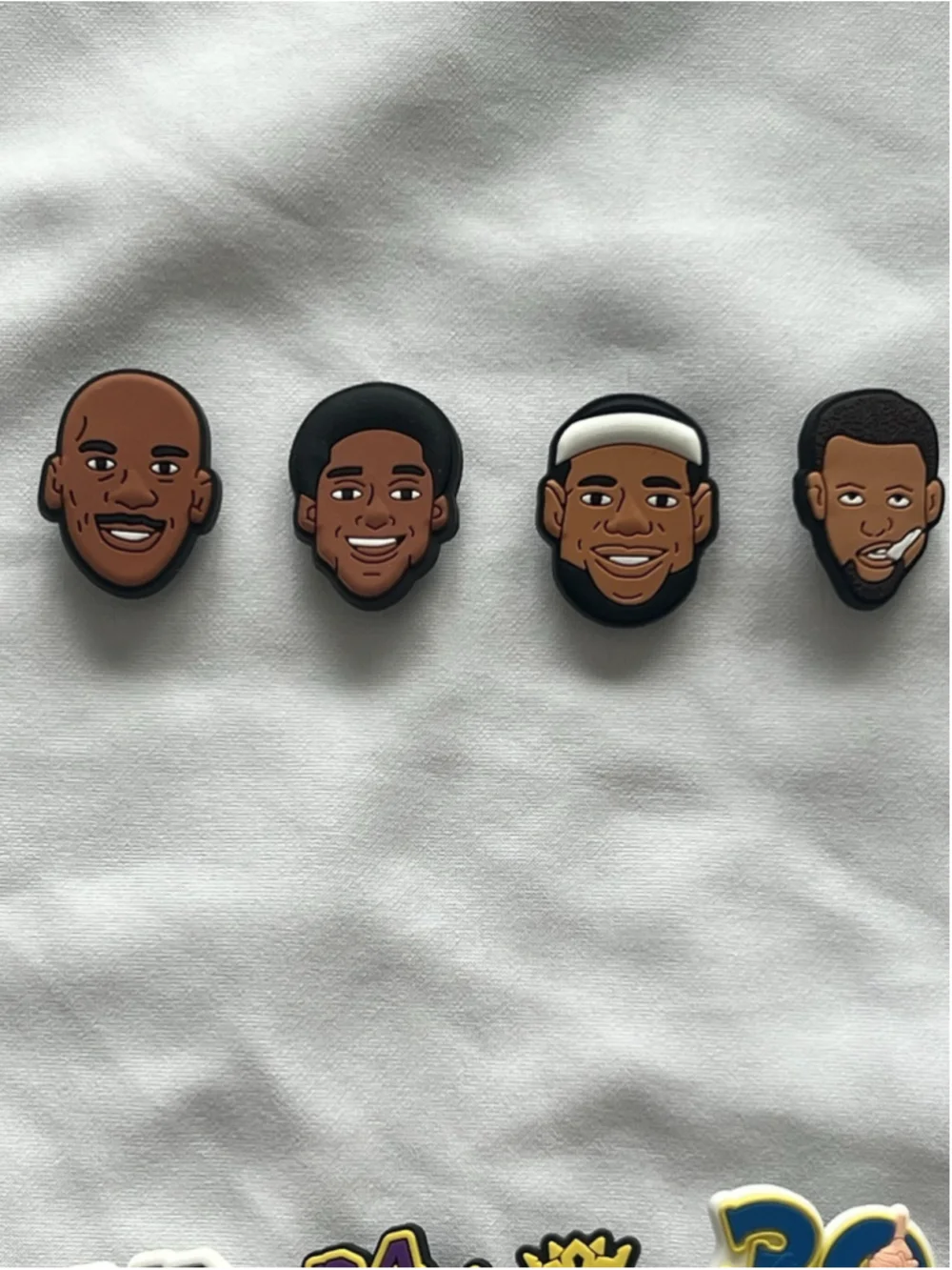 Basketball Croc Charms Lot Jordan Kobe LeBron Curry Sneaker Jibbitz